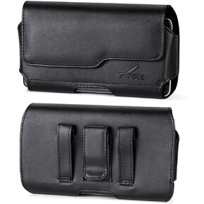 لهاتف Samsung Galaxy Note 20، S24 Ultra، S23 Ultra، S22 Ultra، S21 PLUS، S21 FE، S20+، A15 جراب هاتف خلوي من الجلد AGOZ مزود بحلقات مشبك حزام (ليناسب مع OTTERBOX Defender، ركاب، غطاء هجين) in Kuwait