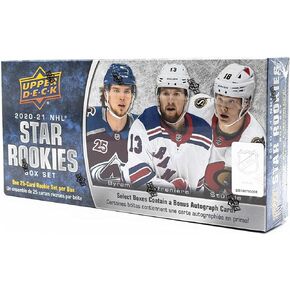 2020‐21 Upper Deck NHL Rookie Box Set - Complete 25 Card Set - Chance for 1 Autograph