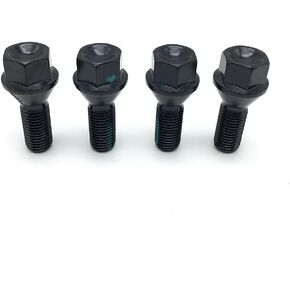 WayJun 4 قطعة صواميل العروة M12 X 1.5 لسيارات BMW E46 325 E90 E39 E60 E53 36136781150