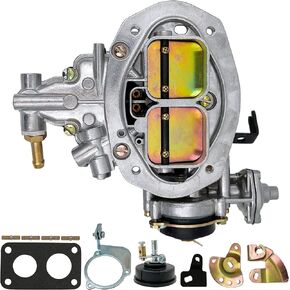 New 2 Barrel Carburetor for Weber progressive 32/36 DFEV FIAT 124/131 carb replace for VW Bug 1976-1983 Dodge arrow sedan pickup Caravan Challenger Mazda B2600 2.0L 2.6L Engines with Electric Choke
