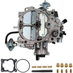 THUNDERMINGO 4 Barrel Carburetor for Rochester Quadrajet Carb 4MV 1904R 1906R for GM Chevrolet Chevy Cadillac 1980-1989 with 305-350 c.i Engine Vacuum Secondary 600 650 750 CFM Electric Choke
