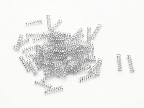 XJSXZC زنبركي معدني مضغوط بلون فضي (0.4x2.3x9 ملم 50 قطعة) in Kuwait