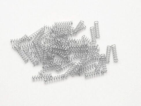 XJSXZC زنبركي معدني مضغوط بلون فضي (0.4x2.3x9 ملم 50 قطعة) in Kuwait