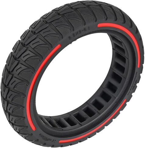 8.5 inch Off-road Solid Rubber Tire replacement for Gotrax GXL V2/XR/APEX XL Hiboy S2/S2R Xiaomi M365/Pro Electric Scooter 8.5 inch Solid Tire Replacement (Red 1pc) in Saudi Arabia