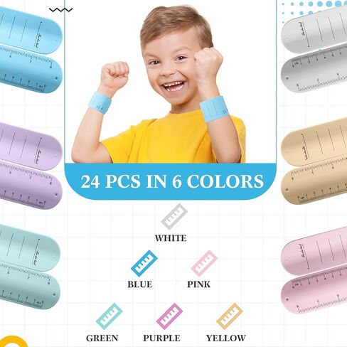 Gemscream 24 Pcs Silicone Memo Wrist Band Nurse Notepad Silicone Reminder Bracelet Waterproof Silicone Slap Bracelet Erasable Wearable to Do List Bracelet Nursing Supplies for Nurses Memo Wristband in Saudi Arabia