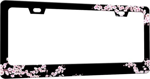 Adventure Awaits License Plate Frame Mountains Compass License Plate Frames Funny Auto Accessory Bracket Stainless Steel License Plate Cover with Screws for Women Men 6x12 Inch in Saudi Arabia