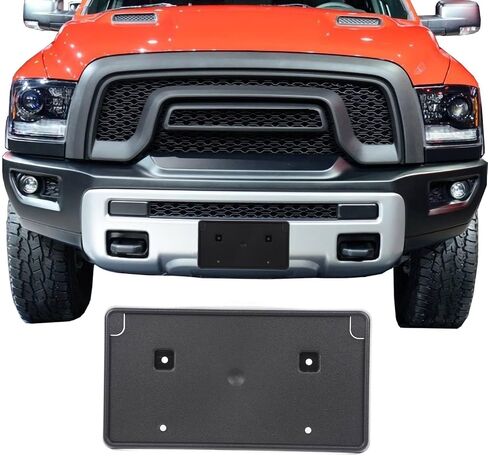 Voodonala for Dodge RAM 1500 2013-2018 & 2019-2024 Classic Front Plate License Bracket Front License Hanging Kits Compatible with Dodge RAM 1500 2019 2020 2021 2022 2023 2024 Classic in Saudi Arabia