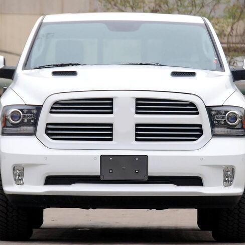 Voodonala for Dodge RAM 1500 2013-2018 & 2019-2024 Classic Front Plate License Bracket Front License Hanging Kits Compatible with Dodge RAM 1500 2019 2020 2021 2022 2023 2024 Classic in Saudi Arabia
