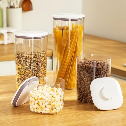 Cereal Container - Airtight Small Grips POP Rice Dispenser Cat/Dog Food Container (0.5 Qt) in Saudi Arabia