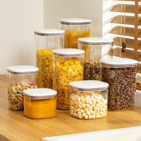 Cereal Container - Airtight Small Grips POP Rice Dispenser Cat/Dog Food Container (0.5 Qt) in Saudi Arabia