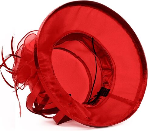 Original One Women's Noble Tea Party Fascinators Church Hats for Saturday Horse Racing Derby Day in Saudi Arabia