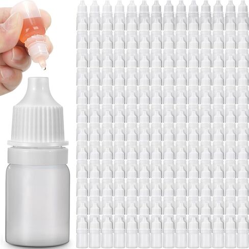 Maxcheck 400 Pieces 5ml Plastic Dropper Bottle Mini Squeeze Bottle with Caps Small Portable Mini Eye Dropper Bottle Clear Empty Squeezable Dropper Bottle Essential Oil Container for Liquids in Saudi Arabia