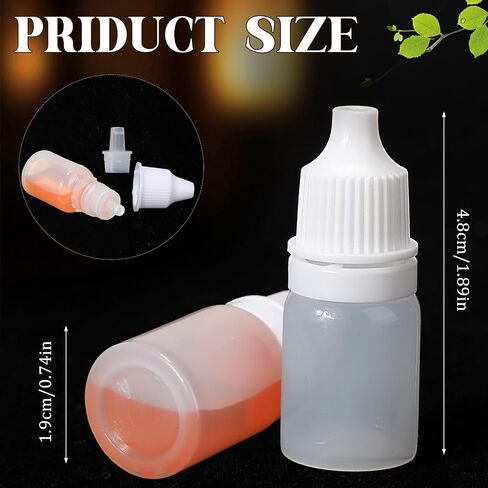 Maxcheck 400 Pieces 5ml Plastic Dropper Bottle Mini Squeeze Bottle with Caps Small Portable Mini Eye Dropper Bottle Clear Empty Squeezable Dropper Bottle Essential Oil Container for Liquids in Saudi Arabia
