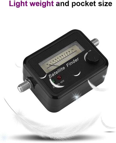 VGEBY Finder Digital Sat, Satellite Finder Digital Satellite Finder with Black Background and White Sat Finder 13-18V DC Satellite Finder in Saudi Arabia