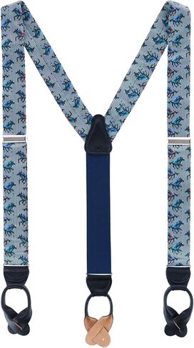 Trafalgar Men's Derby Winning Racehorse Silk Button End Braces (Suspenders) in Saudi Arabia
