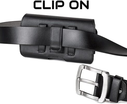 لهاتف Samsung Galaxy Note 20، S24 Ultra، S23 Ultra، S22 Ultra، S21 PLUS، S21 FE، S20+، A15 جراب هاتف خلوي من الجلد AGOZ مزود بحلقات مشبك حزام (ليناسب مع OTTERBOX Defender، ركاب، غطاء هجين) in Kuwait