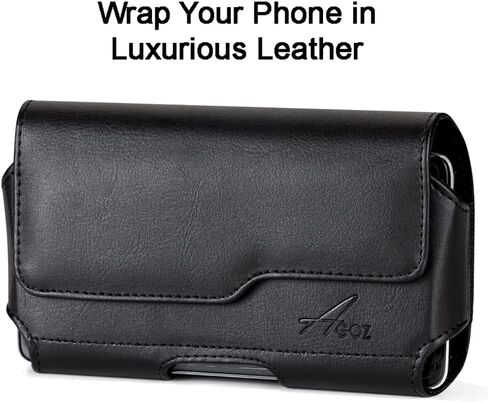 لهاتف Samsung Galaxy Note 20، S24 Ultra، S23 Ultra، S22 Ultra، S21 PLUS، S21 FE، S20+، A15 جراب هاتف خلوي من الجلد AGOZ مزود بحلقات مشبك حزام (ليناسب مع OTTERBOX Defender، ركاب، غطاء هجين) in Kuwait