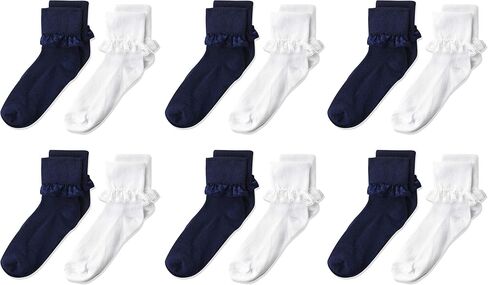 The Children's Place Girls' Socks 6-Pack in Saudi Arabia