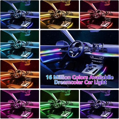 أضواء الصخور LED RGB، مجموعة نيون Underglow للسيارة مع التطبيق/جهاز التحكم عن بعد ووضع الموسيقى المنشط بالصوت، 4 كبسولات مقاومة للماء أضواء الصخور الخفيفة للسيارة للشاحنات ATV SUV RZR UTV قارب دراجة نارية (أزرق) in Saudi Arabia