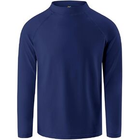 Rash Guard for Boys Long Sleeve Swim Shirt UPF+ 50 Toddler Water Shirts 2T White in Saudi Arabia