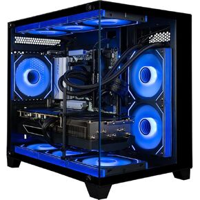 Panorama RTX 5080، Ryzen 7 9800X3D، ذاكرة الوصول العشوائي DDR5 سعة 32 جيجابايت، 2 تيرابايت NVMe Gen4 SSD، Windows 11 Pro، ضمان لمدة 3 سنوات، لوحة مفاتيح RGB + ماوس، WiFi 6E + BT، RJ45، HDMI، كمبيوتر سطح المكتب برج الألعاب المُصمم مسبقًا للاعبين in Kuwait