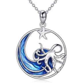 AXELUNA Turtle Necklace 925 Sterling Silver Sea Turtle Pendant Tortoise Necklace Ocean Jewelry for Women Girls Mother Wife in Saudi Arabia