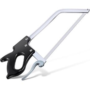 22 Inch Butcher Saw Meat and Bone, Professional Meat Processing Saw with Stainless Steel Blade, Quick Release Black Tightening Cam Comfort Handle, for Household, Processed Livestock and Game in Kuwait