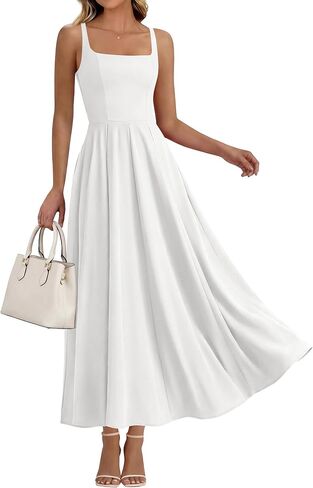 BTFBM فستان نسائي صيفي طويل برقبة مربعة لربيع 2026 أنيق أنيق بدون أكمام لحفلات الزفاف الرسمية للضيوف فساتين لحفلات الكوكتيل in Kuwait