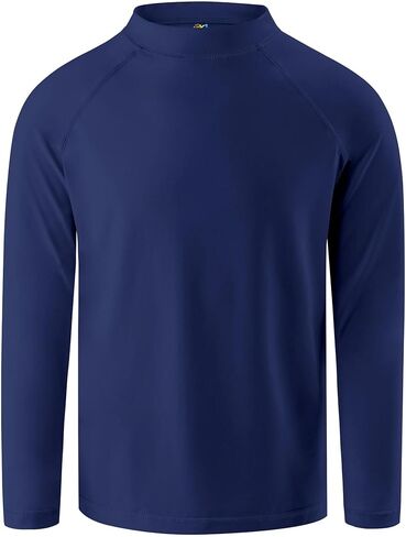 Rash Guard for Boys Long Sleeve Swim Shirt UPF+ 50 Toddler Water Shirts 2T White in Saudi Arabia