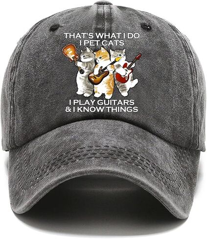 Pishovi Dogs Plants Fun Distressed Washed Blue Baseball Cap, Vintage Adjustable Cotton Cap, Funny Retirement Gift for Men and Woman, Christmas Birthday Gifts for Dad Mom Dog Lover Plants Lover in Kuwait