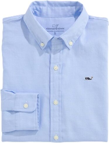 Vineyard Vines Boys Boys' Seawall Solid Oxford Shirt in Saudi Arabia
