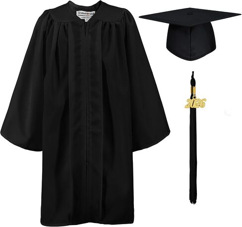 GraduationMall Matte Kindergarten Graduation Gown Cap Set with 2023 Tassel in Kuwait