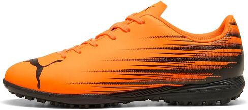 PUMA Men's ATTACANTO Turf Trainer Soccer Cleat Sneaker, Heat Fire Black, 8.5 in Saudi Arabia