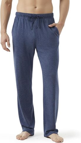 Zylioo Men’s Tall Lounge Pajama Bottoms for 6ft+ Guys Soft Sleep Pants with Pockets for Home Relaxing in Saudi Arabia