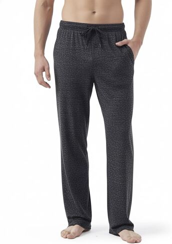 Zylioo Men’s Tall Lounge Pajama Bottoms for 6ft+ Guys Soft Sleep Pants with Pockets for Home Relaxing in Saudi Arabia