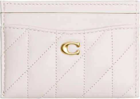 Coach Essential Card Case in Quilted Dyed Colored Denim in Saudi Arabia