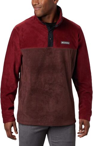 Columbia Mens Steens Mountain Half Snap Fleece Jacket, Black, X-Large in Saudi Arabia
