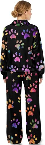 JEOCODY Womens 2 Piece Outfits Set Casual Long Sleeve Sweatshirt and Jogger Pants Set in Saudi Arabia