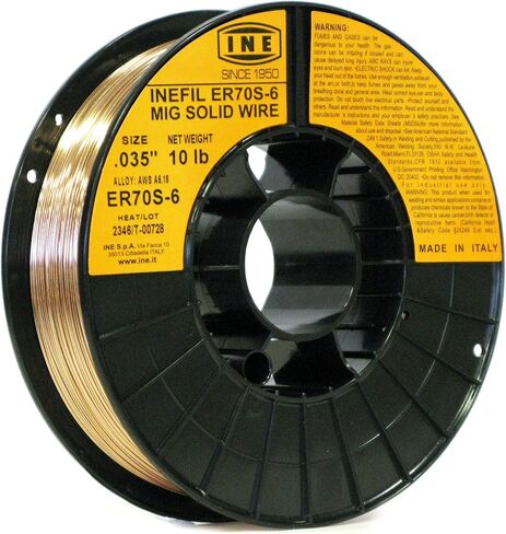 INEFIL ER70S-6 .035-Inch on 10-Pound Spool Carbon Steel Mig Solid Welding Wire in Saudi Arabia