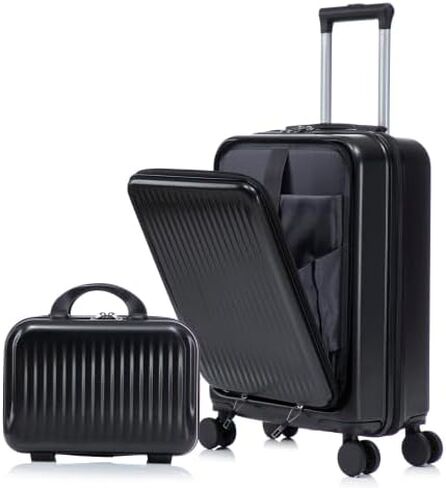 Merax Luggage Set,28 IN Hardside Suitcase with Duffel Bags,3 Piece Expandable Luggage with Spinner Wheels, Vintage Luggage with TSA Lock Lightweight,(Pink) in Kuwait