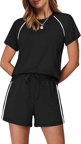 Sampeel 2 Piece Sets for Women Summer Lounge Matching Set Airport Vacation Outfits Spring Fashion Clothes in Saudi Arabia