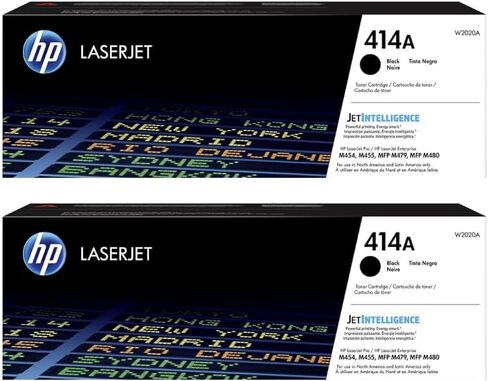 HP 414A Black Toner Cartridge | Works with HP Color LaserJet Enterprise M455dn, MFP M480f; HP Color LaserJet Pro M454 Series, HP Color LaserJet Pro MFP M479 Series | W2020A ,1 Count ( Pack of 1) in Saudi Arabia
