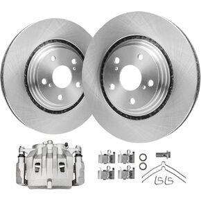 Detroit Axle - Front Brake Kit for Toyota Highlander Lexus RX400h RX330 RX350 Disc Brake Rotors Ceramic Brakes Pads Replacement in Saudi Arabia
