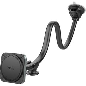 Magnetic Phone Car Mount [14-Inch Gooseneck Long Arm Extension], 1Zero Universal Windshield Dashboard Industrial-Strength Suction Cup Car Phone Holder with 6 Strong Magnets, for All Cell Phones iPhone in Kuwait