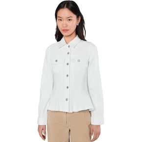 Liverpool womens Fit and Flare Denim Trucker Jacket in Kuwait
