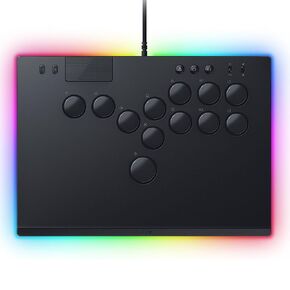 وحدة التحكم Razer Kitsune All-Button Arcade وحزمة طلاء الفينيل Street Fighter Cammy: لجهاز PS5 / PlayStation 5 والكمبيوتر الشخصي - مفاتيح بصرية منخفضة المستوى - تصميم نحيف - Chroma RGB - غلاف علوي كامل للوحة in Kuwait