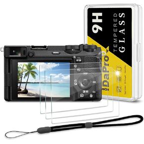 iDaPro Screen Protector for Sony A7R IV/III/II/A7 III/II/A7S III/II | 3-Pack + ABS Box. NOT for A7R/A7/A7S. 9H Hardness, Anti-Scratch, Anti-Bubble, HD Clarity, Anti-Fingerprint, Easy Install in Kuwait