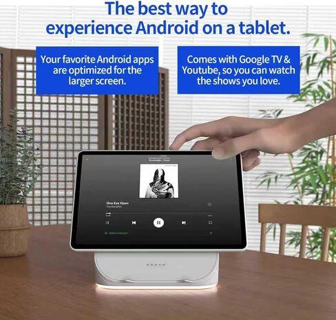 إطار صور رقمي ryesug مقاس 10.1 بوصة، إطار صور رقمي ذكي واي فاي سعة 8 جيجابايت، إطار صورة إلكتروني IPS HD شاشة لمس مع إطار خشبي أسود، تدوير تلقائي، مشاركة الصور ومقاطع الفيديو عبر تطبيق AiMOR على الفور in Kuwait