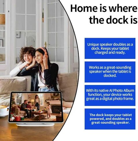 إطار صور رقمي ryesug مقاس 10.1 بوصة، إطار صور رقمي ذكي واي فاي سعة 8 جيجابايت، إطار صورة إلكتروني IPS HD شاشة لمس مع إطار خشبي أسود، تدوير تلقائي، مشاركة الصور ومقاطع الفيديو عبر تطبيق AiMOR على الفور in Kuwait