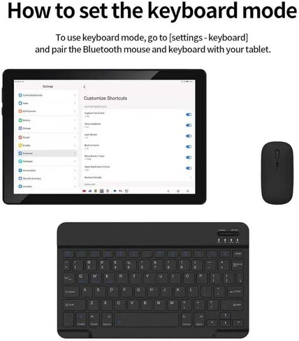 إطار صور رقمي ryesug مقاس 10.1 بوصة، إطار صور رقمي ذكي واي فاي سعة 8 جيجابايت، إطار صورة إلكتروني IPS HD شاشة لمس مع إطار خشبي أسود، تدوير تلقائي، مشاركة الصور ومقاطع الفيديو عبر تطبيق AiMOR على الفور in Kuwait